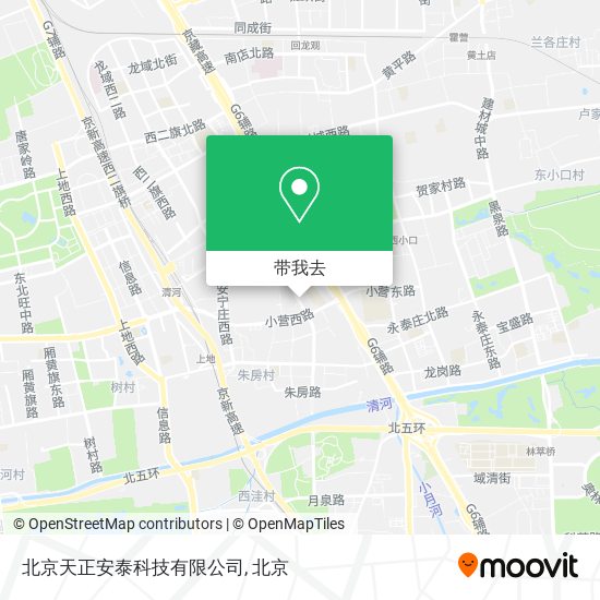 北京天正安泰科技有限公司地图