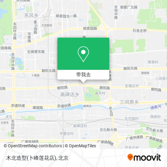 木北造型(卜峰莲花店)地图