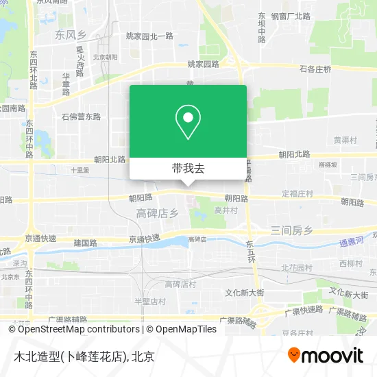 木北造型(卜峰莲花店)地图