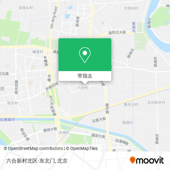 六合新村北区-东北门地图