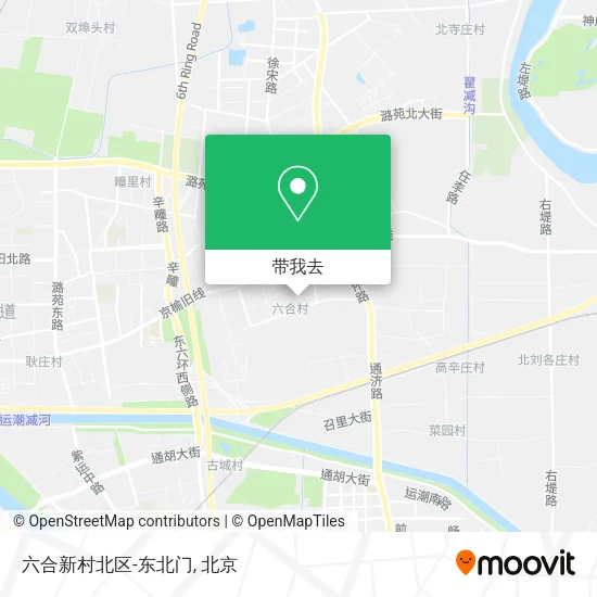 六合新村北区-东北门地图