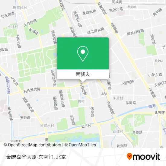 金隅嘉华大厦-东南门地图