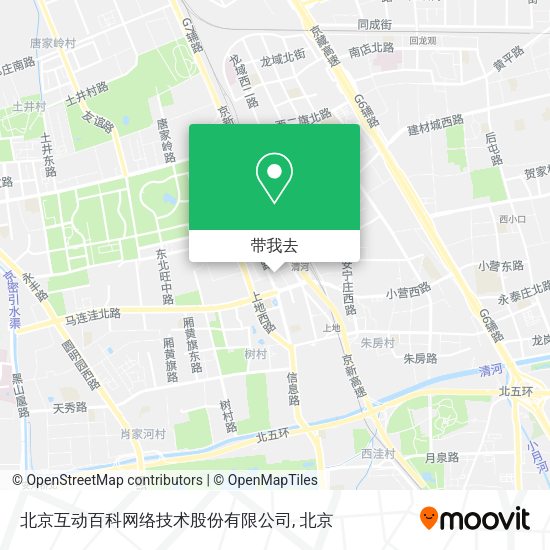 北京互动百科网络技术股份有限公司地图