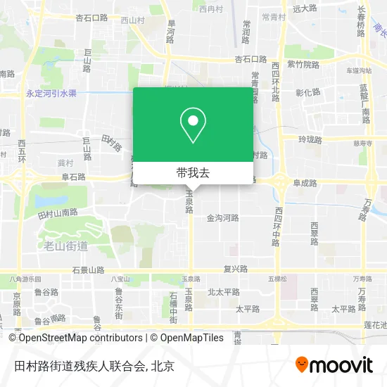 田村路街道残疾人联合会地图