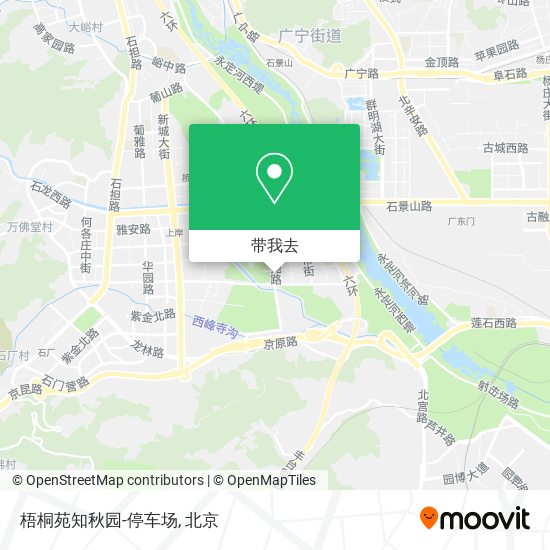 梧桐苑知秋园-停车场地图