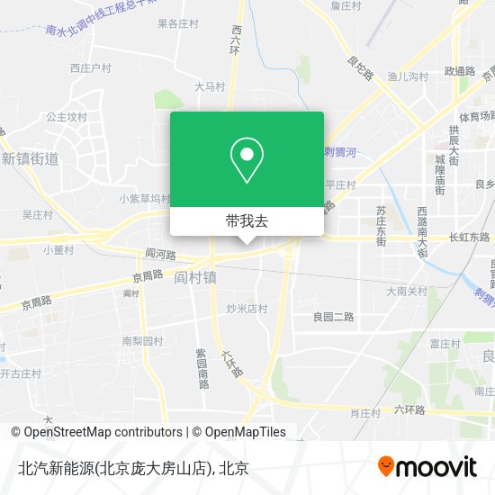 北汽新能源(北京庞大房山店)地图