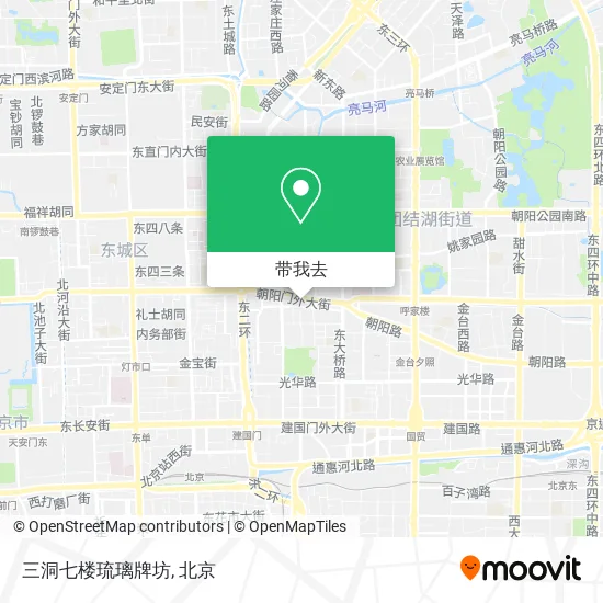 三洞七楼琉璃牌坊地图