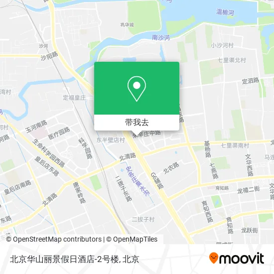 北京华山丽景假日酒店-2号楼地图
