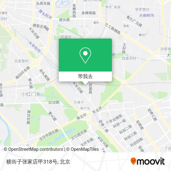 横街子张家店甲318号地图