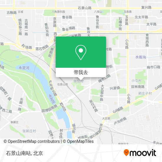 石景山南站地图