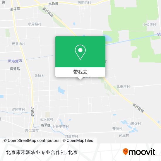 北京康禾源农业专业合作社地图