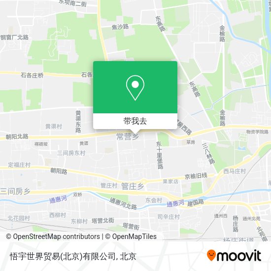 悟宇世界贸易(北京)有限公司地图