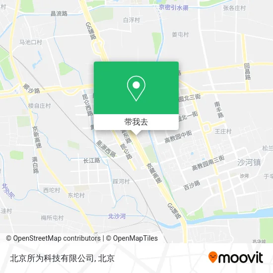 北京所为科技有限公司地图