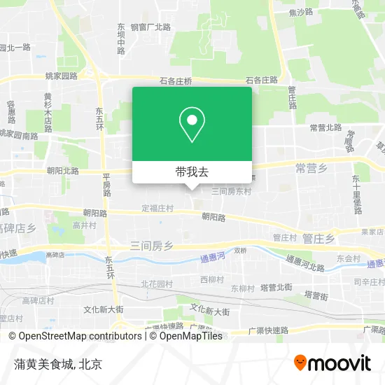 蒲黄美食城地图
