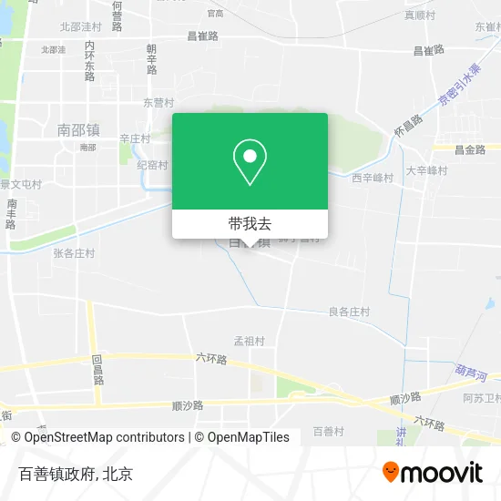 百善镇政府地图