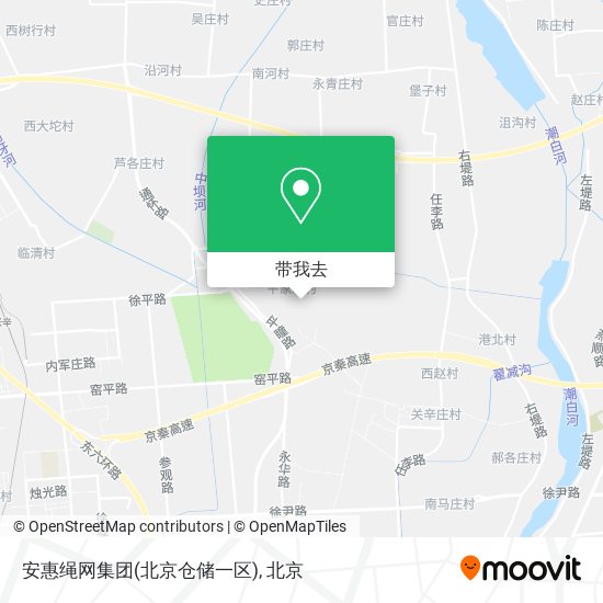 安惠绳网集团(北京仓储一区)地图