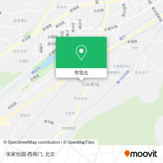 张家怡园-西南门地图