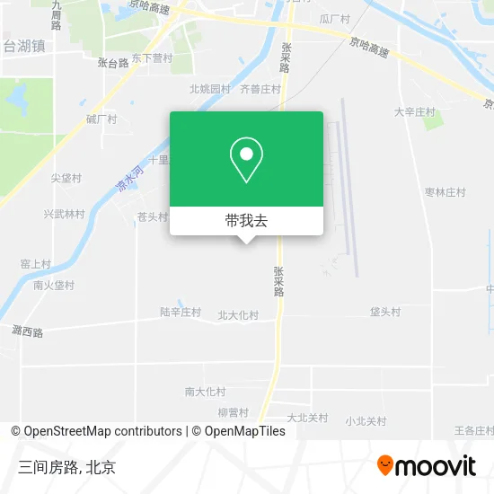 三间房路地图