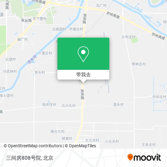 三间房808号院地图