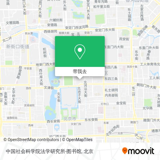 中国社会科学院法学研究所-图书馆地图