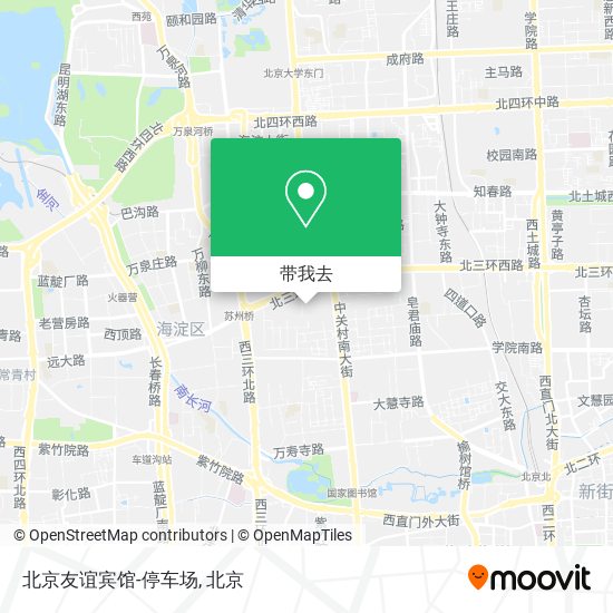 北京友谊宾馆-停车场地图