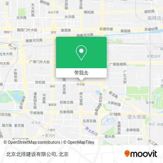 北京北排建设有限公司地图