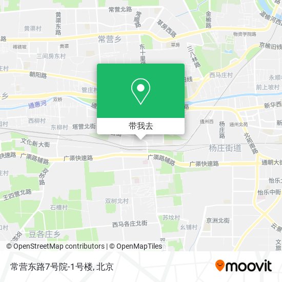 常营东路7号院-1号楼地图