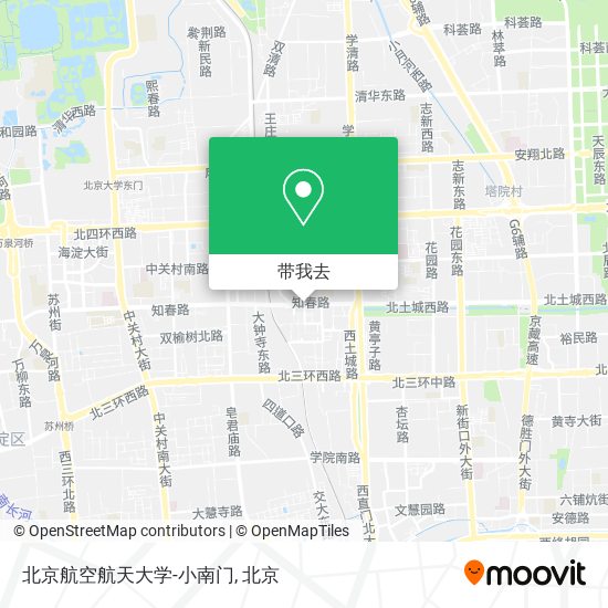 北京航空航天大学-小南门地图