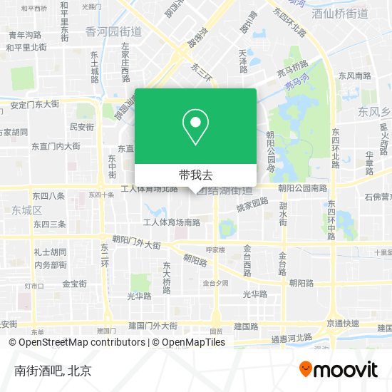 南街酒吧地图