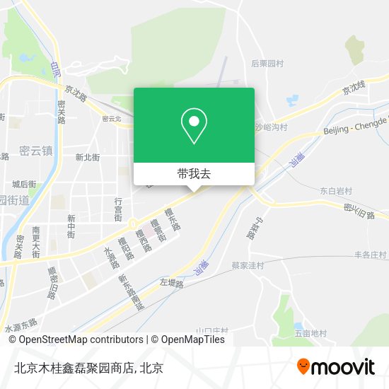 北京木桂鑫磊聚园商店地图