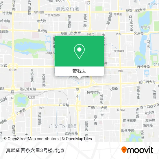 真武庙四条六里3号楼地图