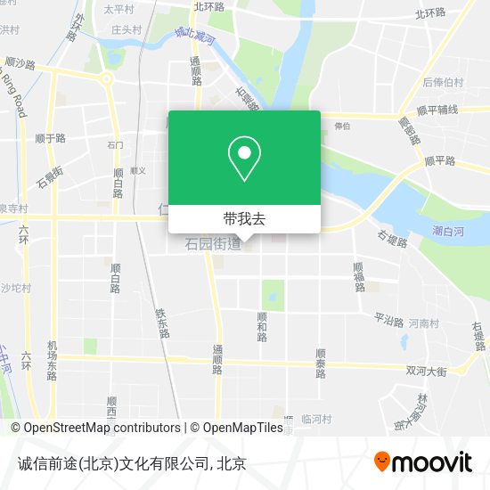 诚信前途(北京)文化有限公司地图