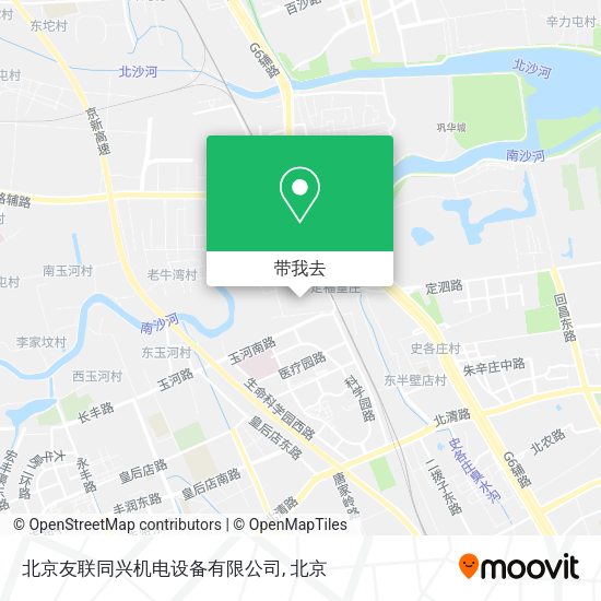 北京友联同兴机电设备有限公司地图