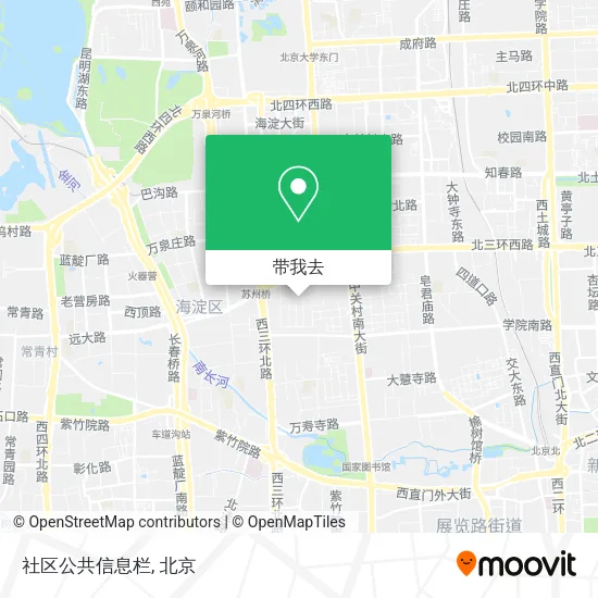 社区公共信息栏地图