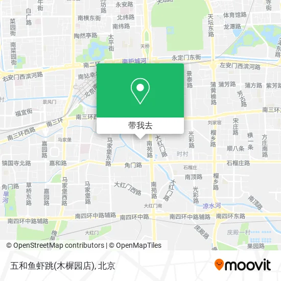 五和鱼虾跳(木樨园店)地图