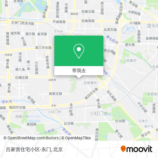 吕家营住宅小区-东门地图