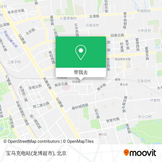 宝马充电站(龙博超市)地图