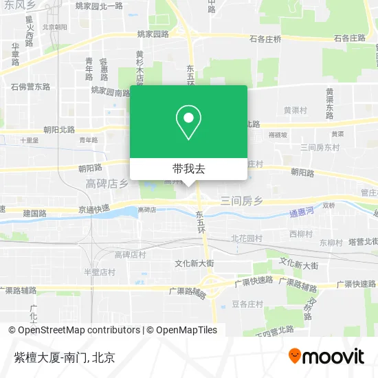 紫檀大厦-南门地图