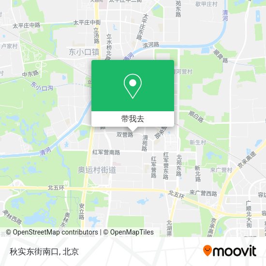 秋实东街南口地图