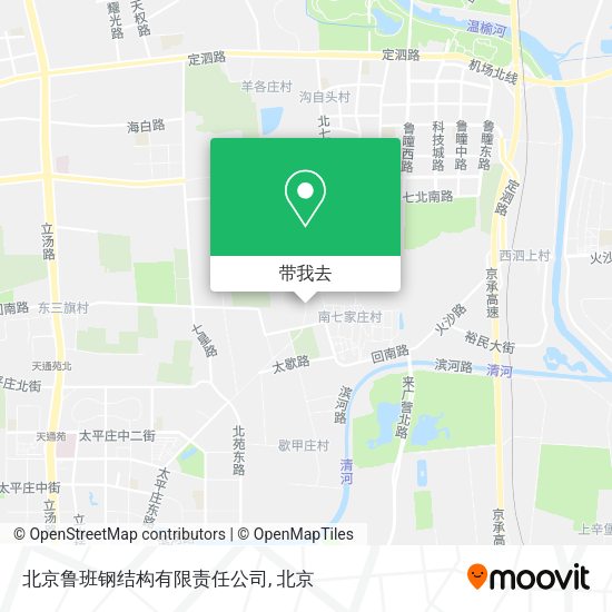 北京鲁班钢结构有限责任公司地图