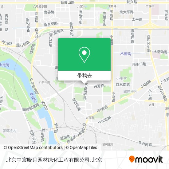 北京中宸晓月园林绿化工程有限公司地图