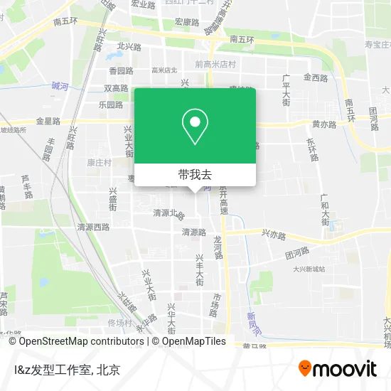 l&z发型工作室地图