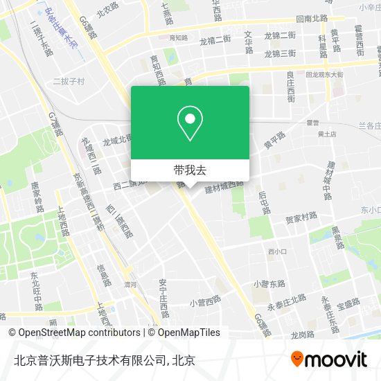 北京普沃斯电子技术有限公司地图