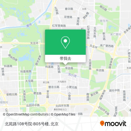 北苑路108号院-B05号楼地图