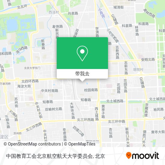 中国教育工会北京航空航天大学委员会地图