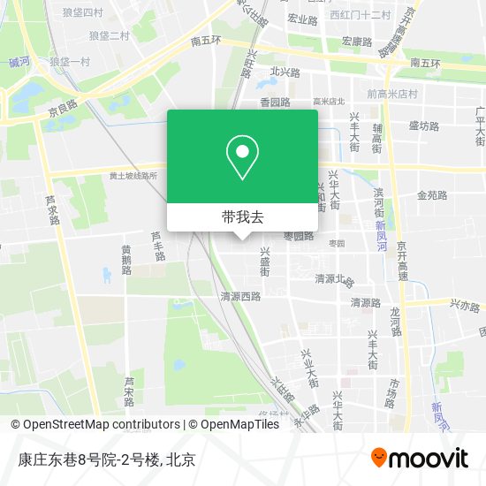 康庄东巷8号院-2号楼地图