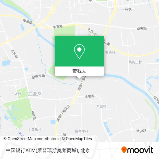 中国银行ATM(斯普瑞斯奥莱商城)地图