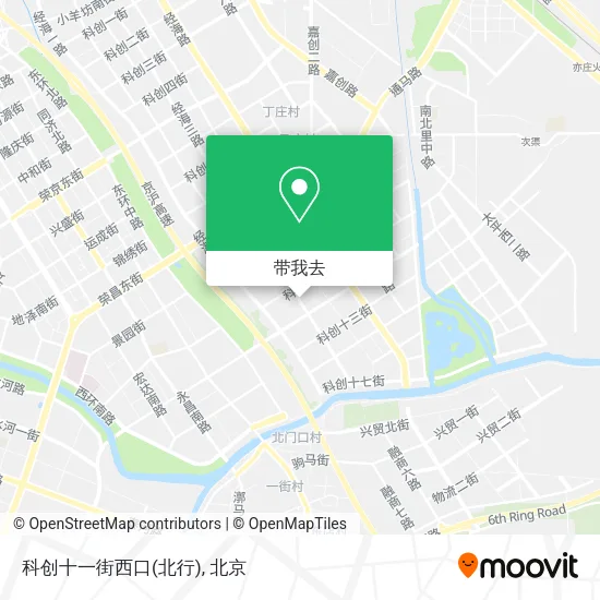 科创十一街西口(北行)地图