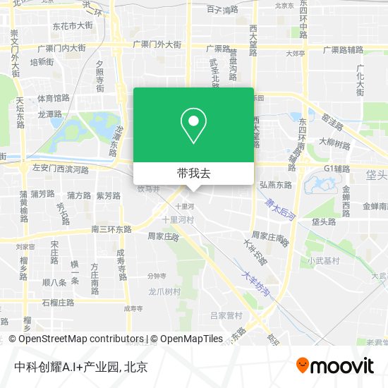 中科创耀A.I+产业园地图
