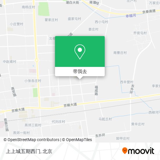 上上城五期西门地图